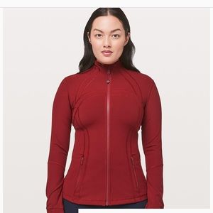 Lululemon Define Jacket - size 8 -Deep Sport Red